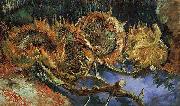 Vincent Van Gogh Four Withered Sunflowers oil